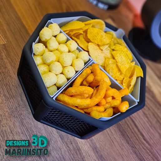 UFC Octagon Snack Bowl - Home - PLA - 3D printed product - фото 5