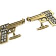 02.jpg Pistol Gun Cufflinks