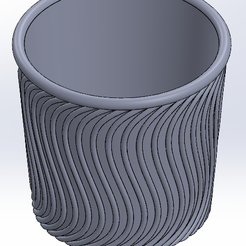 P4.png STL file Group of 2" pots・Model to download and 3D print
