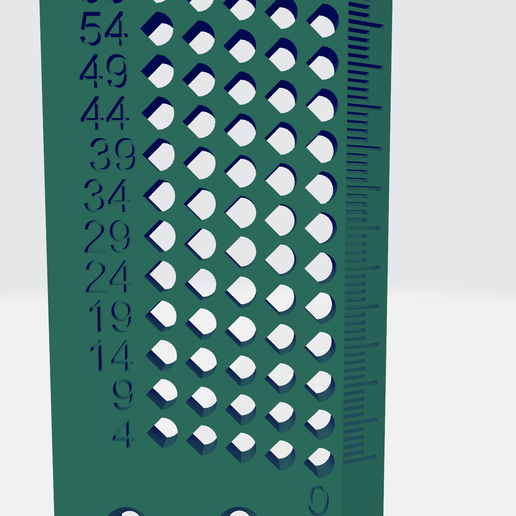 3D file angle ruler with holes 📏 ・Model to download and 3D print・Cults