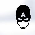 CAPTAN-AMERİKA-KASK-BÜTÜN.jpg Archivo STL CAPTAN AMERİKA・Diseño de impresora 3D para descargar