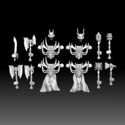 1.1.jpg 3D file Chaos Warband Upgrades・3D printer design to download