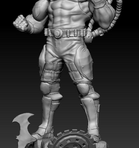🎨 Bane fanart statue・ STL File for 3D printing・Cults