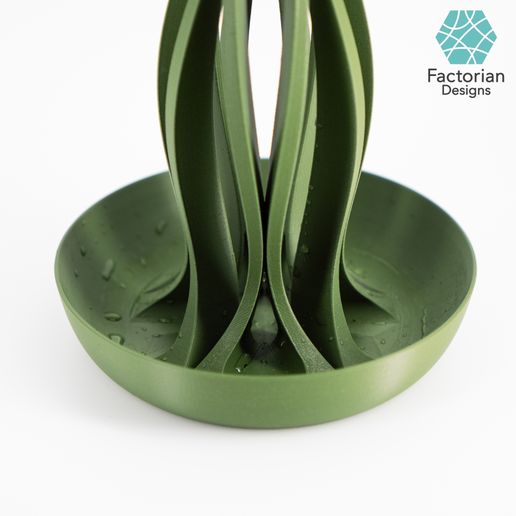 Vase-STL-3D-print-file-8.jpg Mordern Vase "Emberflare" | Propagation Vase STL to 3D print | Open Water Design