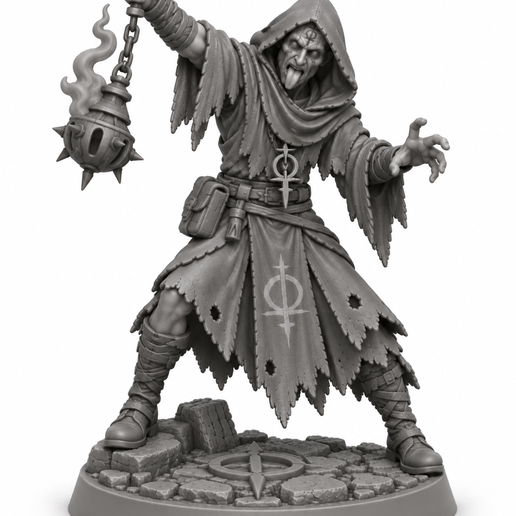 Cultist Priest – Dark Fantasy Cleric Miniature