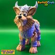IMG_2349.jpeg FANTASTICRAFT3D - Viking Dog - Flexi FDM 3D Print model