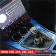 6.jpg Ashtray Gauge Pod, 3x 52mm, Fits BMW series 3 E90/91/92/93 "Arlon Special Parts"