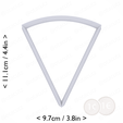 1-7_of_pie~4in-cm-inch-top.png Slice (1∕7) of Pie Cookie Cutter 4in / 10.2cm
