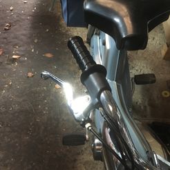 IMG_2760Copie.jpg Free STL file Motorcycle / MBK handles・3D printing model to download