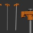 13.jpg Tent pegs hook rope stringing eyelets 3D print model