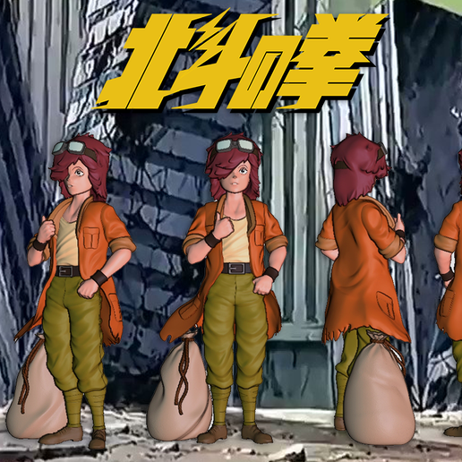🤜 Bart - Fist of the North Star Hokuto No Ken Ken il Guerriero
