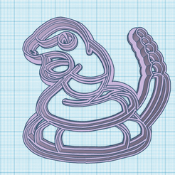 023-Ekans.png STL file Pokemon: Ekans Cookie Cutter・3D printable model to download