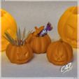 Pumpkins_2.jpg Fichier STL gratuit Ensemble de petites citrouilles・Modèle imprimable en 3D à télécharger