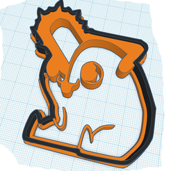 pochita.png Archivo STL pochita cutter cockie・Modelo imprimible en 3D para descargar