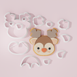 tarandosAgori.png Reindeer Boy Face Cookie Cutter
