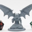 Winged_Cthulhu_1.JPG Free STL file Winged Cthulhu - Tabletop Miniature・Design to download and 3D print