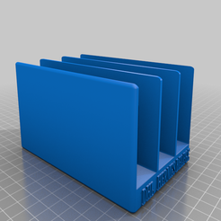 Versandkarten_Halter_Briefhalter.png Free 3D file Mailing Card Holder Letter Holder Organizer Letter Office・3D print model to download