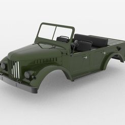 GAZ-69.27.jpg USSR Gaz 69 ГАЗ 69 3d print model 313mm wheelbase