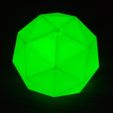 f2cb06647ac2931cfdb146452bc0c300_display_large.jpg Fichier STL gratuit Dodécaèdre Buckyball, Décorations de Noël・Objet pour impression 3D à télécharger