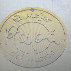 MEJOR-PAPA-1.jpeg STL-Datei SCHLÜSSELANHÄNGER ZUM VATERTAG・Vorlage für 3D-Druck zum herunterladen