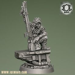 Tribal_Scout_Render01.jpg Файл 3D Племенной разведчик・Дизайн 3D-печати для загрузки3D