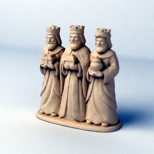 Nativity Scene - Three Wise Men, Classic Christmas Figure, 1:20 Scale