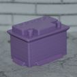 container_scale-1-10-12v-car-battery-3d-printing-141768.jpg STL file Scale 1/10 12V car battery・3D print object to download