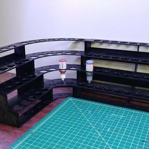 0922171953_HDR.jpg Modular Hobby Paint Rack - Small Straight