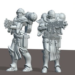 Basic_Troops.png Fichier STL gratuit Soeurs du soldat de base・Objet pour imprimante 3D à télécharger