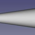 2.6in-conical-LOC-nose-1.jpg 2.6" LOC tubing rocket conical nose cone w/ blunted tip