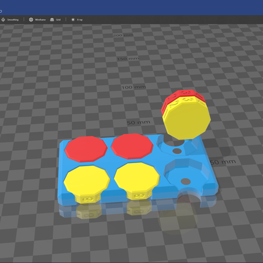 Magnetic Life Counters MTG 3D model