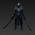 Noble-Warrior-of-the-Shadows-9.jpg Noble Warrior of the Shadows – 3D Printable Armored Drow Knight Figure Model