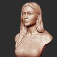 03.jpg Gigi Hadid portrait sculpture 3D print model