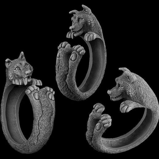 Ring husky 3d model - 3D model önizlemesi