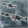 1-PREM.jpg Chernobyl nuclear power plant with open reactor after explosion (7) - Modern WW2 WW1 World War Diaroma Wargaming RPG Mini Hobby