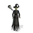 vid_00016.jpg DOWNLOAD HALLOWEEN WITCH 3D Model - Obj - FbX - 3d PRINTING - 3D PROJECT - GAME READY
