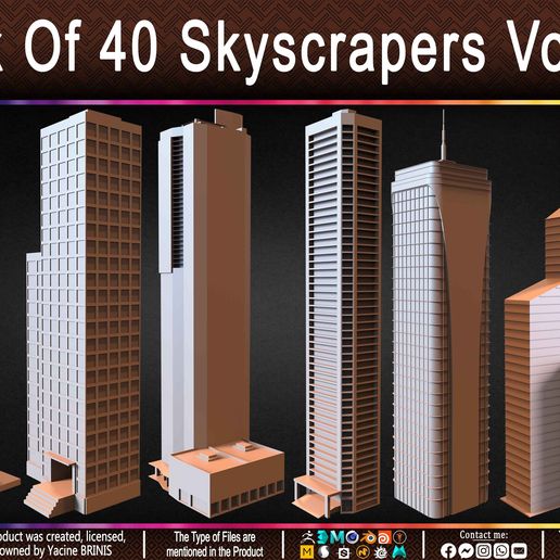 Pack-of-40-Skyscrapers-Volume-02-Sculpted-by-Yacine-BRINIS-Set-055.jpg Pack Of 40 Skyscrapers Volume 02