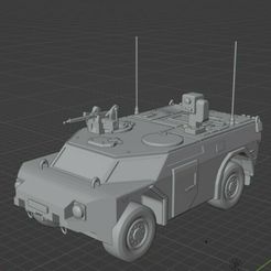 Fennek-1.jpg Archivo STL Vehículo de la Bundeswehr Fennek・Modelo para descargar y imprimir en 3D