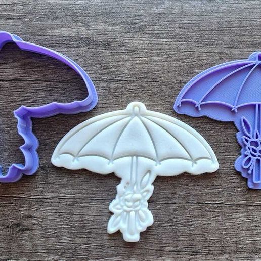 High tea cookie cutter with stamp 01