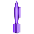 Missile.stl Jet Fighter! with Balance Pedestal