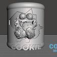 03 JARRON COOKIE MONSTER.jpg Cookie Monster Cookie Vase