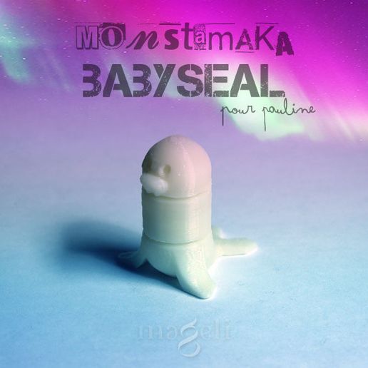 mtmk_trifix_babyseal_3.jpg Download free STL file Babyseal • 3D printer template, mageli