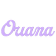 Oriana Tapa.stl Illuminated Sign - Oriana