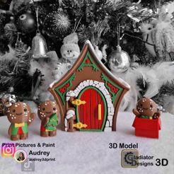 88897985-8602-4721-BD66-7C679F3C497F.jpeg 3D file Gingerbread House・3D print design to download