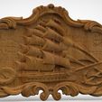 boat.501.jpg 3D STL model of a sailboat for CNC milling machine, engraver, threading machine, Artcam Aspire CNC relief files, ship stl.