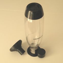 Fichier 3D gratuit Adaptateur pour gourde Sodastream Crystal vers plastique  (bouteille en verre vers plastique) 🔮・Design imprimable en 3D à  télécharger・Cults
