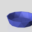 triangulos drenagem v2.png Fichier STL gratuit vase à plantes géométrique・Design à télécharger et à imprimer en 3D