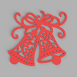 1.png Bells Christmas Ornament Tinker Bells Openwork Wall Picture