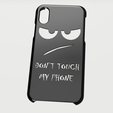 Case Iphone X Dont toch1.png Case Iphone X/XS Dont touch