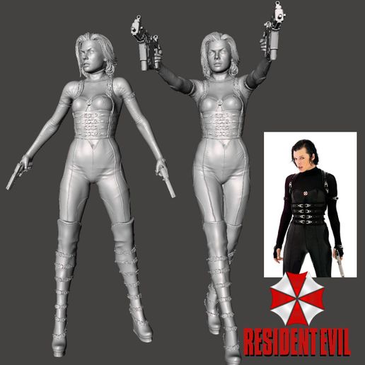 ♀️ Resident Alice RE5 - by SPARX・ STL File for ・Cults